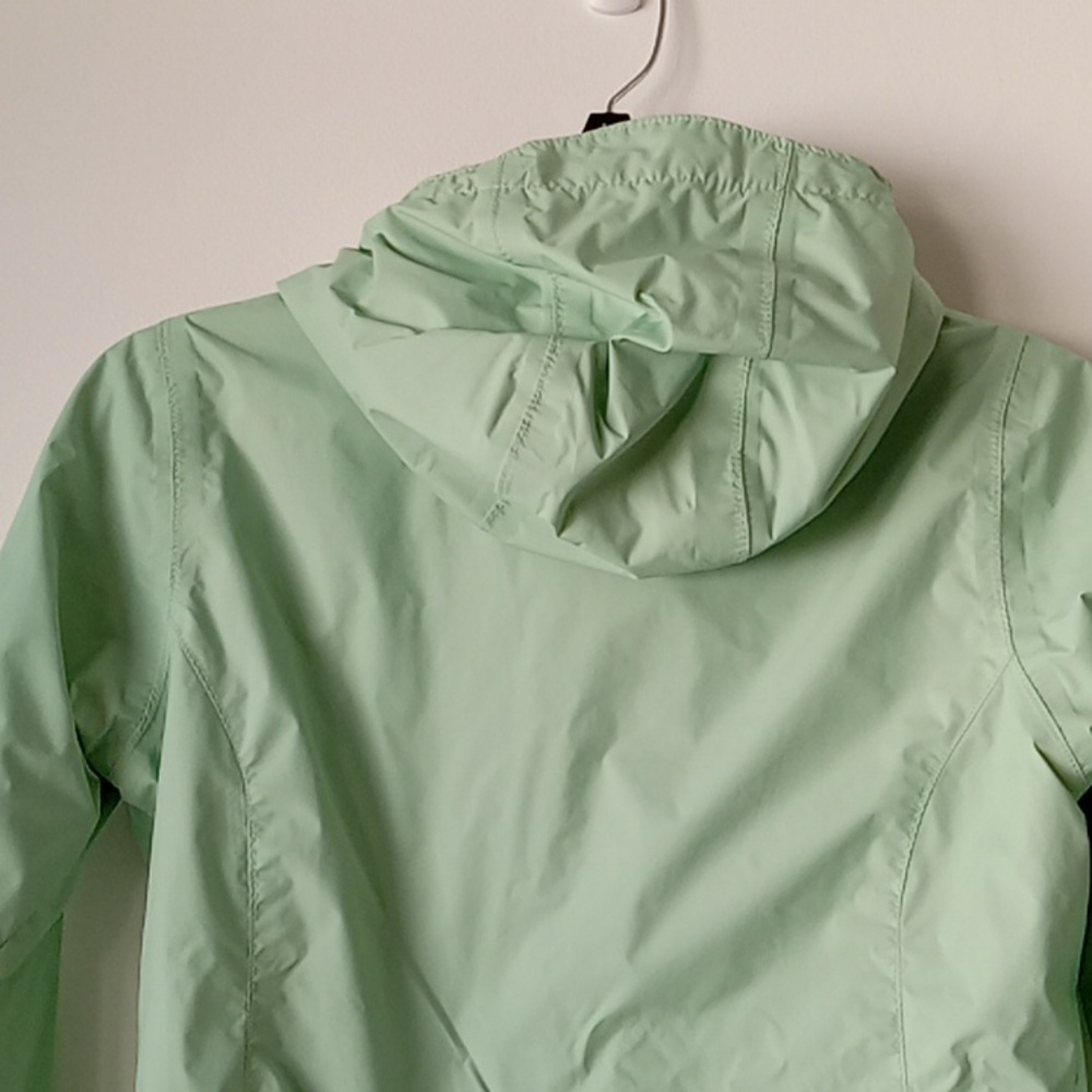 Columbia Kids Mint Green Hooded Jacket Zipper Pockets - Picture 4 of 11
